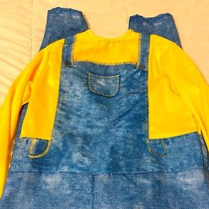 Minions overalls illusion costume.